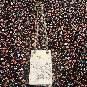 Charming Charlie’s Marble Crossbody Purse/Wallet